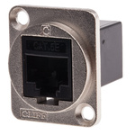 RS PRO RJ45 Feedthrough Connector, Cat5e, UTP
