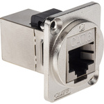 RS PRO RJ45 Feedthrough Connector, Cat6, FTP