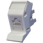 Molex Premise Networks Angled Cat6 RJ45 Modular Outlet,With FTP Shield Type