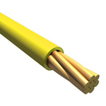 Alpha Wire Yellow, 0.08 mm² Hook Up Wire Premium Series , 305m