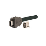 Hirose, IX Cable Mount Mini I/O Connector Plug, 10 Way, Shielded