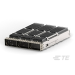 TE Connectivity QSFP Connector, Cage & Heatsink 3-Port 1-Position, 2342886-1