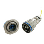 Amphenol Socapex, LCF TV, Receptacle, APC, LC Duplex Fibre Optic Connector