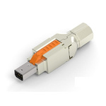 TE Connectivity, Industrial Mini I/O Cable Mount Mini I/O Connector Plug, 8 Way