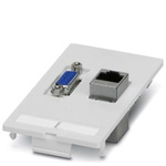 Phoenix Contact Cat5e RJ45 Data Front Plate,With Shielded Shield Type