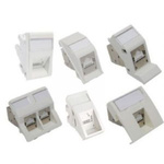 Molex Premise Networks Cat5e, Cat6a MOD-SNAP III Module,With UTP Shield Type