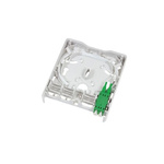 HellermannTyton Connectivity FWOA Series, Fibre 2 Way LC Wall Outlet,With Shielded Shield Type