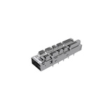Amphenol Communications Solutions QSFP-DD I/O Connector Plug 76-Position, UE36C1621105A3A
