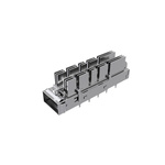 Amphenol Communications Solutions QSFP-DD I/O Connector Plug 76-Position, UE36C1621106A4A