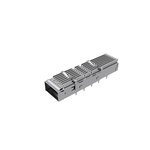 Amphenol Communications Solutions QSFP-DD I/O Connector Plug 76-Position, UE36C1650005A2A