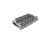 Amphenol Communications Solutions QSFP-DD I/O Connector Plug 76-Position, UE36C2621106A3A