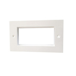 Amphenol Industrial HTC Series, Cat6a Double Gang 86 x 146 Faceplate