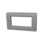 Amphenol Industrial HTC Series, Cat6a Double Gang 86 x 146 Faceplate