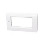 Amphenol Industrial HTC Series, Cat6a Double Gang 86 x 146 Faceplate