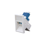 Amphenol Industrial HTC Series, Cat6a 2 Way Angled 6C Fibre Module