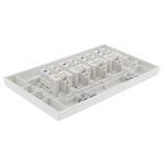 Molex Premise Networks Cat5e 4 Way RJ45 Face Plate,With UTP Shield Type