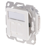 RS PRO Cat5e 2 Way RJ45 Face Plate