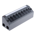 Molex Premise Networks Cat5e 8 Way RJ45 Consolidation Box,With UTP Shield Type
