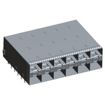 TE Connectivity SFP+ Connector & Cage Male 2 x 6-Port 20-Position, 2007562-5