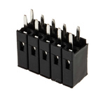RS PRO Straight Through Hole Mount PCB Socket, 10-Contact, 2-Row, 2.54mm Pitch, Solder Termination