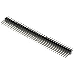 RS PRO Straight Through Hole Pin Header, 72 Contact(s), 2.54mm Pitch, 2 Row(s), Unshrouded