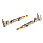 TE Connectivity Mini-Universal MATE-N-LOK Series Male Crimp Terminal, 22AWG Min, 18AWG Max
