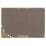 RE840-LF, Single Sided DIN 41612 C Matrix Board FR4 with 53 x 89 1mm Holes, 2.54 x 2.54mm Pitch, 233.4 x 160 x 1.5mm
