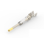 TE Connectivity Type III+ Series Male Crimp Terminal, 18AWG Min, 16AWG Max