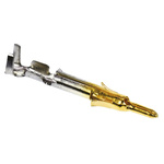 TE Connectivity Mini-Universal MATE-N-LOK Series Male Crimp Terminal, 26AWG Min, 22AWG Max