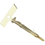 TE Connectivity Mini-Universal MATE-N-LOK Series Male Crimp Terminal, 22AWG Min, 18AWG Max