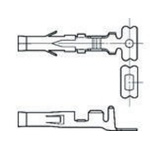 TE Connectivity .093 Commercial Series Female Crimp Terminal, 20AWG Min, 14AWG Max