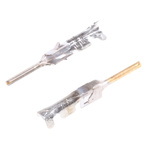 TE Connectivity Micro MATE-N-LOK Series Male Crimp Terminal, 24AWG Min, 20AWG Max