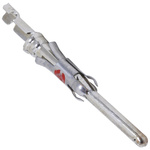 TE Connectivity Type III+ Series Male Crimp Terminal, 26AWG Min, 24AWG Max