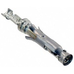 TE Connectivity Type III+ Series Female Crimp Terminal, 26AWG Min, 24AWG Max