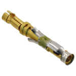 TE Connectivity Type III+ Series Female Crimp Terminal, Solder Termination, 26AWG Min, 20AWG Max