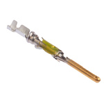 TE Connectivity Type III+ Series Male Crimp Terminal, 24AWG Min, 20AWG Max