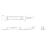 TE Connectivity FLEXPAC Series Female Crimp Terminal