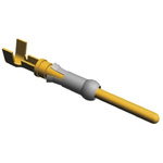 TE Connectivity Type III+ Series Male Crimp Terminal, 24AWG Min, 20AWG Max