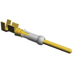 TE Connectivity Type III+ Series Male Crimp Terminal, 18AWG Min, 14AWG Max