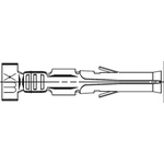 Molex STANDARD .093" Series Female Crimp Terminal, 20AWG Min, 14AWG Max