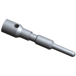 TE Connectivity Universal MATE-N-LOK II Series Male Crimp Terminal, 10AWG Max
