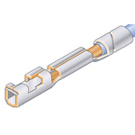 Amphenol Communications Solutions Mini-PV Series Female Crimp Terminal, 26AWG Min, 22AWG Max