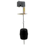 Telemecanique Sensors Pedestal Mount Float Switch, Polypropylene, 2 NC DPST, Float Switch, 230 (Single Phase) V, 475 (3