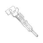 Molex Mega-Fit Series Male Crimp Terminal, 12AWG Max