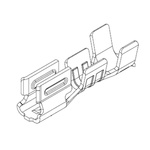 Molex 46626 Series Female Crimp Terminal, Crimp or Compression Termination, 26AWG Min, 28AWG Max