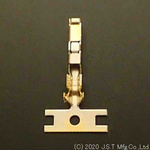 JST J2000 Series Male Crimp Terminal, 22 → 18AWG Max