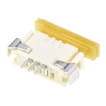 Molex, Easy-On, 52207 1mm Pitch 3 Way Right Angle Female FPC Connector, ZIF Top Contact
