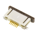 Molex, Easy-On, 52746 0.5mm Pitch 6 Way Right Angle Female FPC Connector, ZIF Bottom Contact