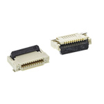 Omron, XF2M 0.5mm Pitch 10 Way Right Angle Female FPC Connector, Top and Bottom Contact