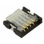 Molex, Easy-On, 501461 0.5mm Pitch 4 Way Right Angle Female FPC Connector, Solder